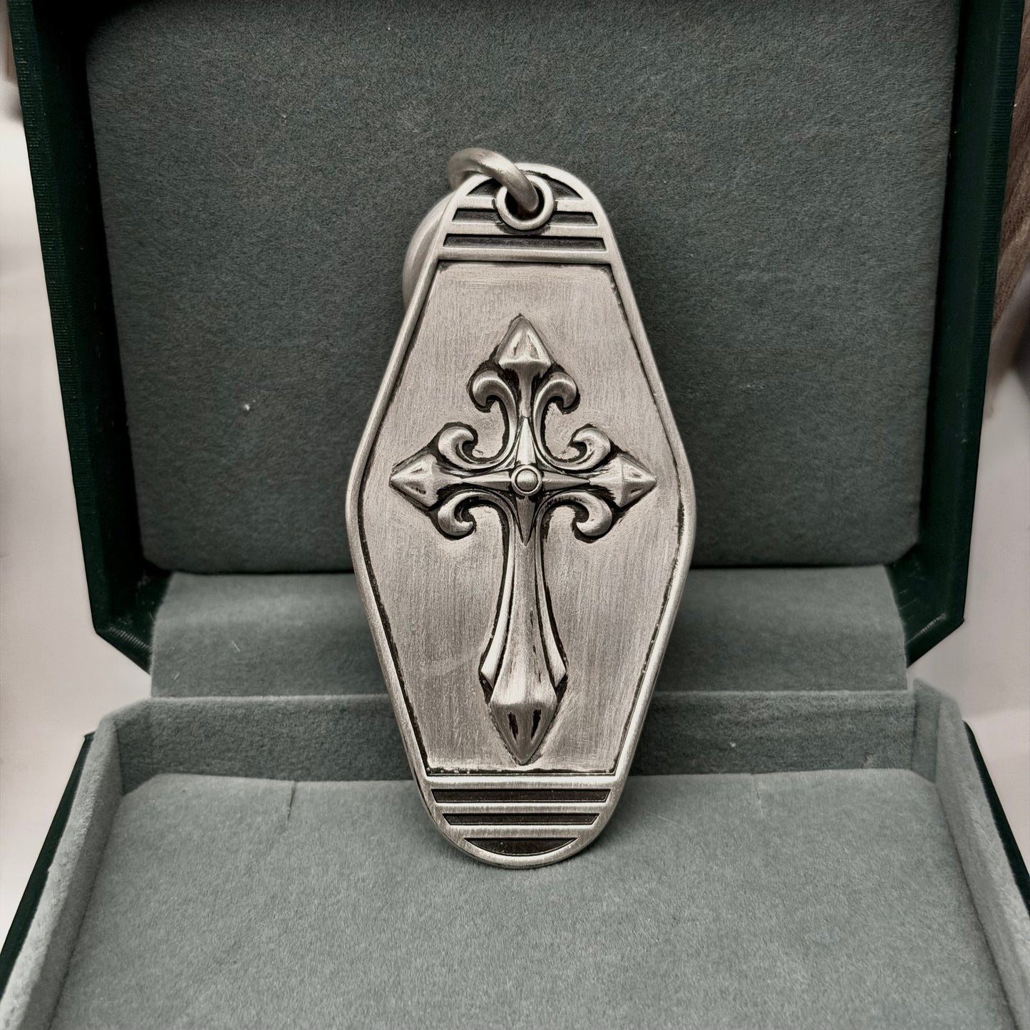 Cathedral Cross Keychain