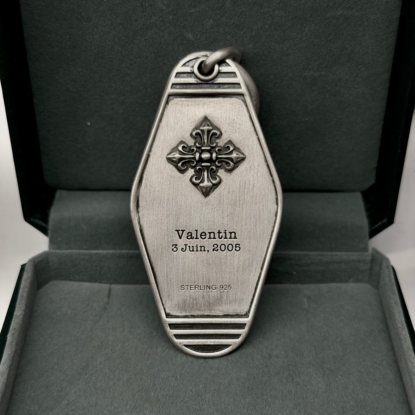 Cathedral Cross Keychain