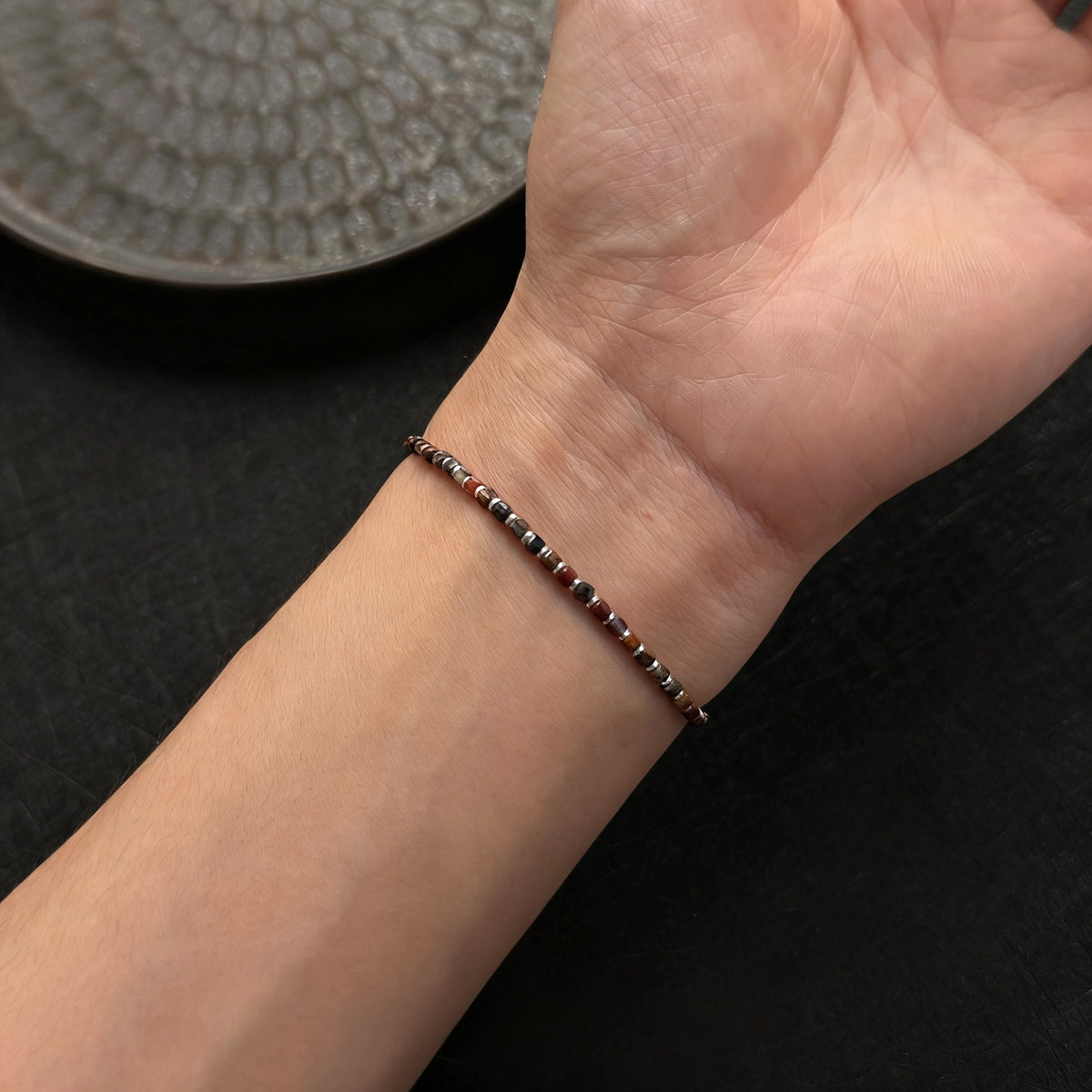 Dainty 925 Silver Chain Bracelet - Minimalist Handmade Jewelry